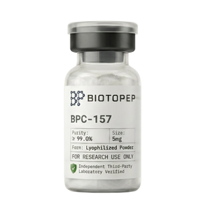 BPC-157 5mg lyophilized research peptide vial - Biotopep