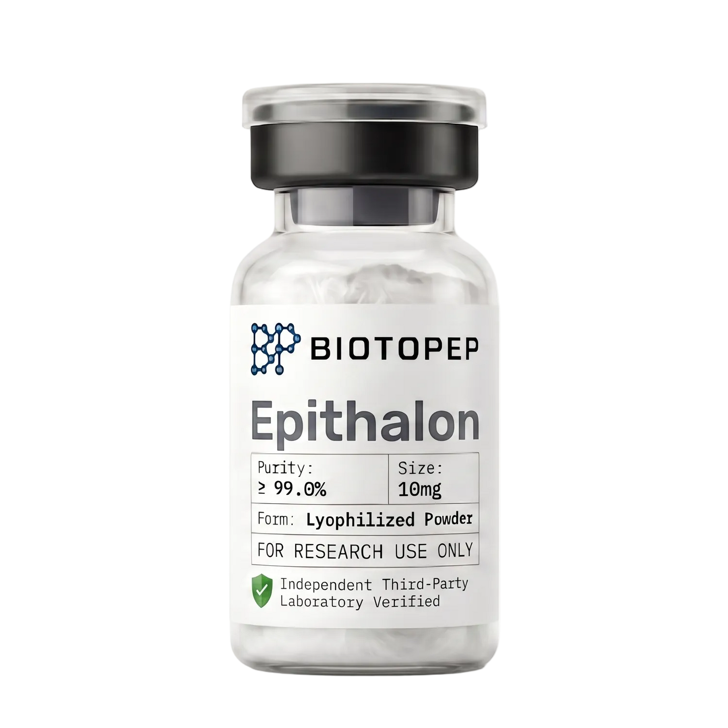 Epithalon / Epitalon 10mg lyophilized longevity research peptide vial - Biotopep