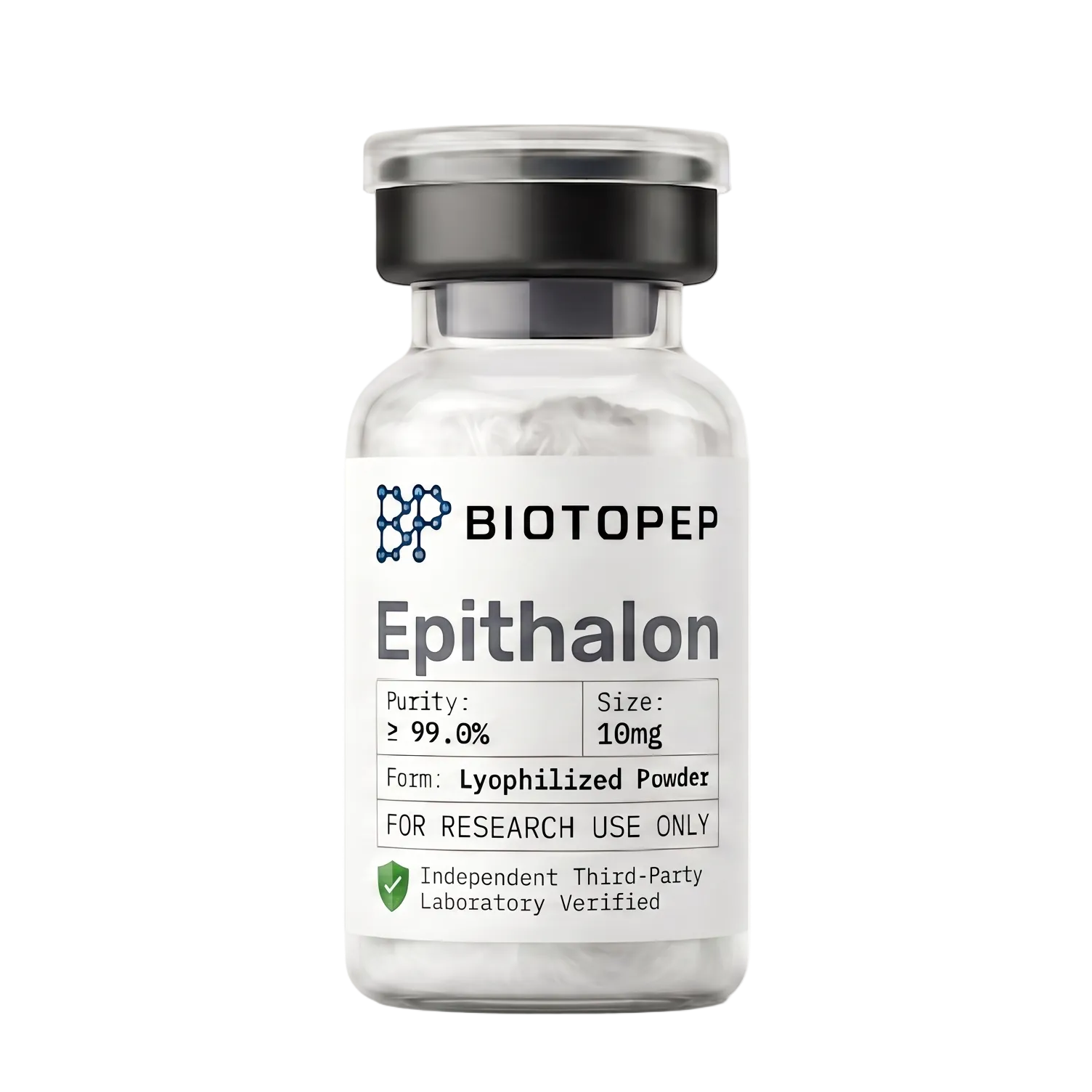 Epithalon / Epitalon 10mg lyophilized longevity research peptide vial - Biotopep