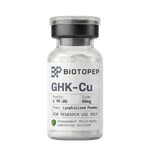 GHK-Cu 50mg lyophilized copper peptide research vial - Biotopep